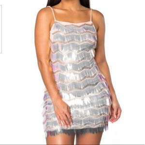 Sequins Fringe Dress